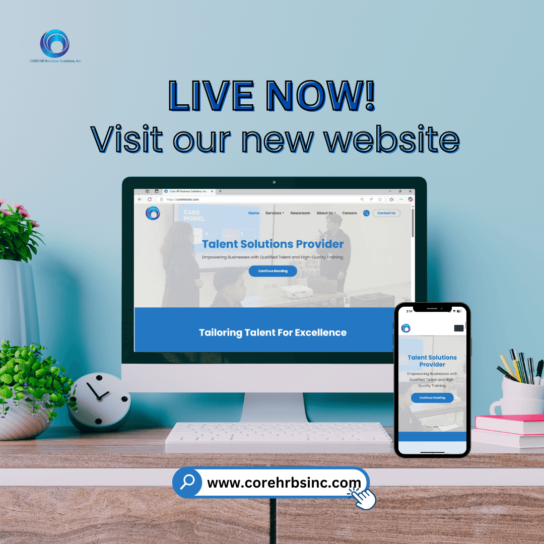 CORE HR announcement introducing its website